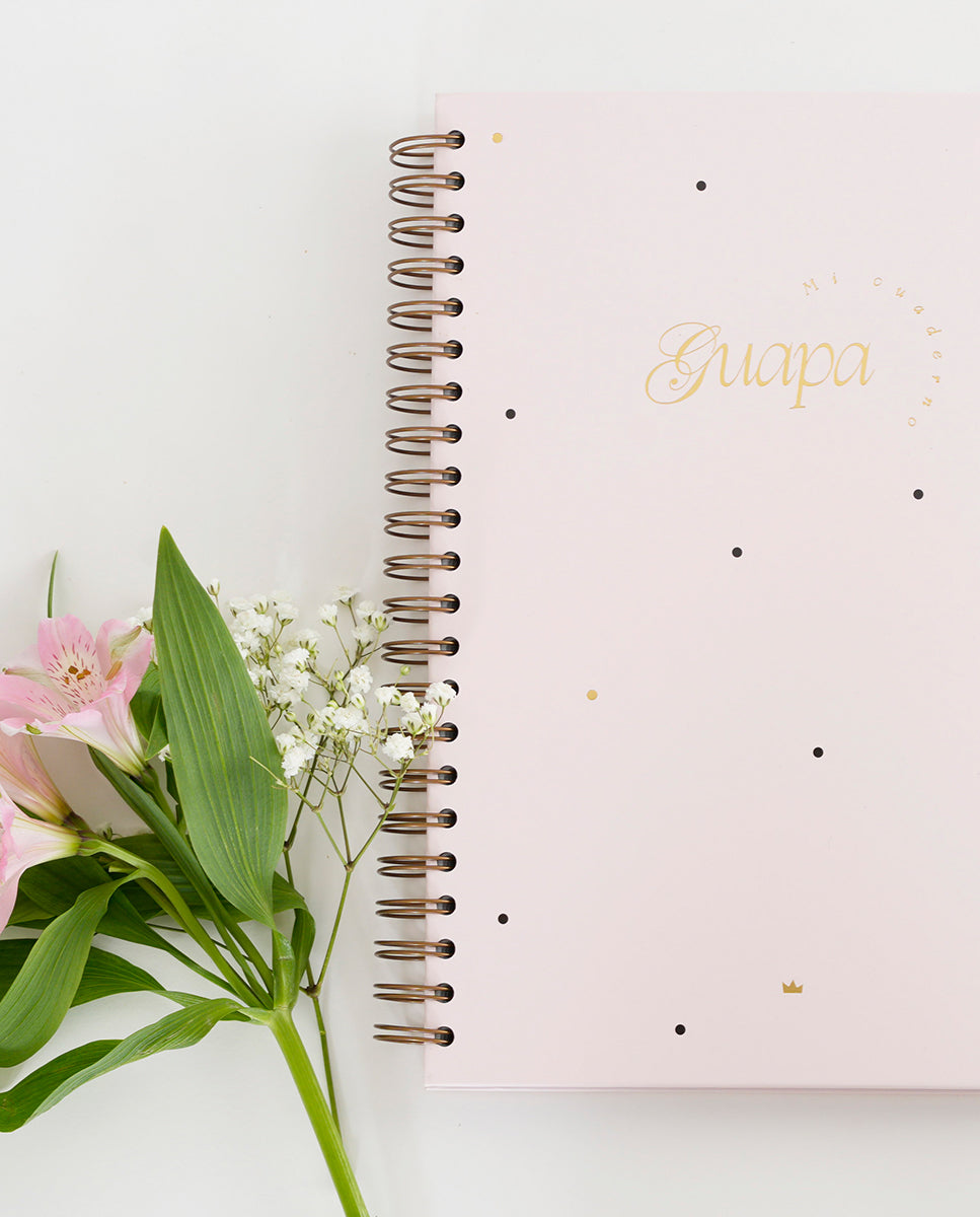 Cuaderno Guapa Líneas Rosa