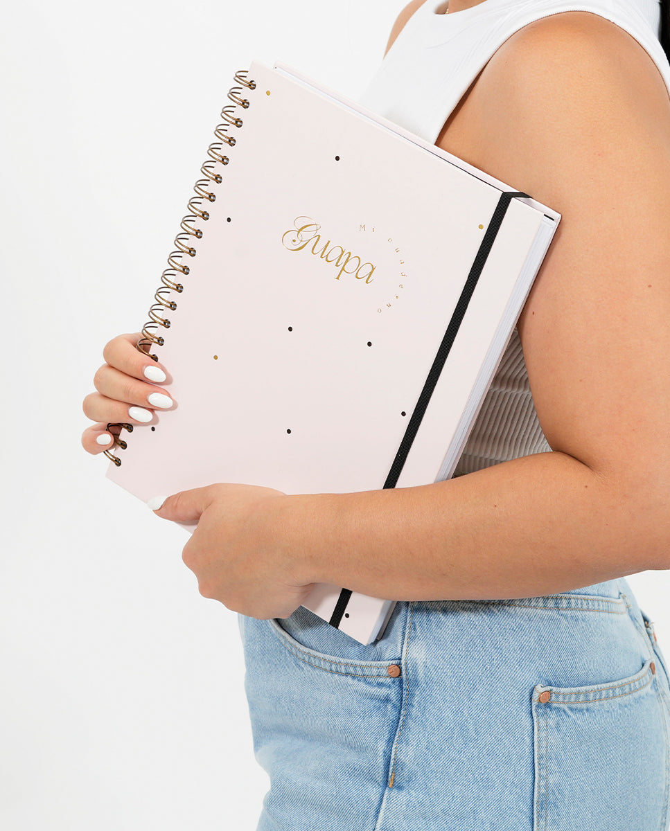 Cuaderno Guapa Líneas Rosa