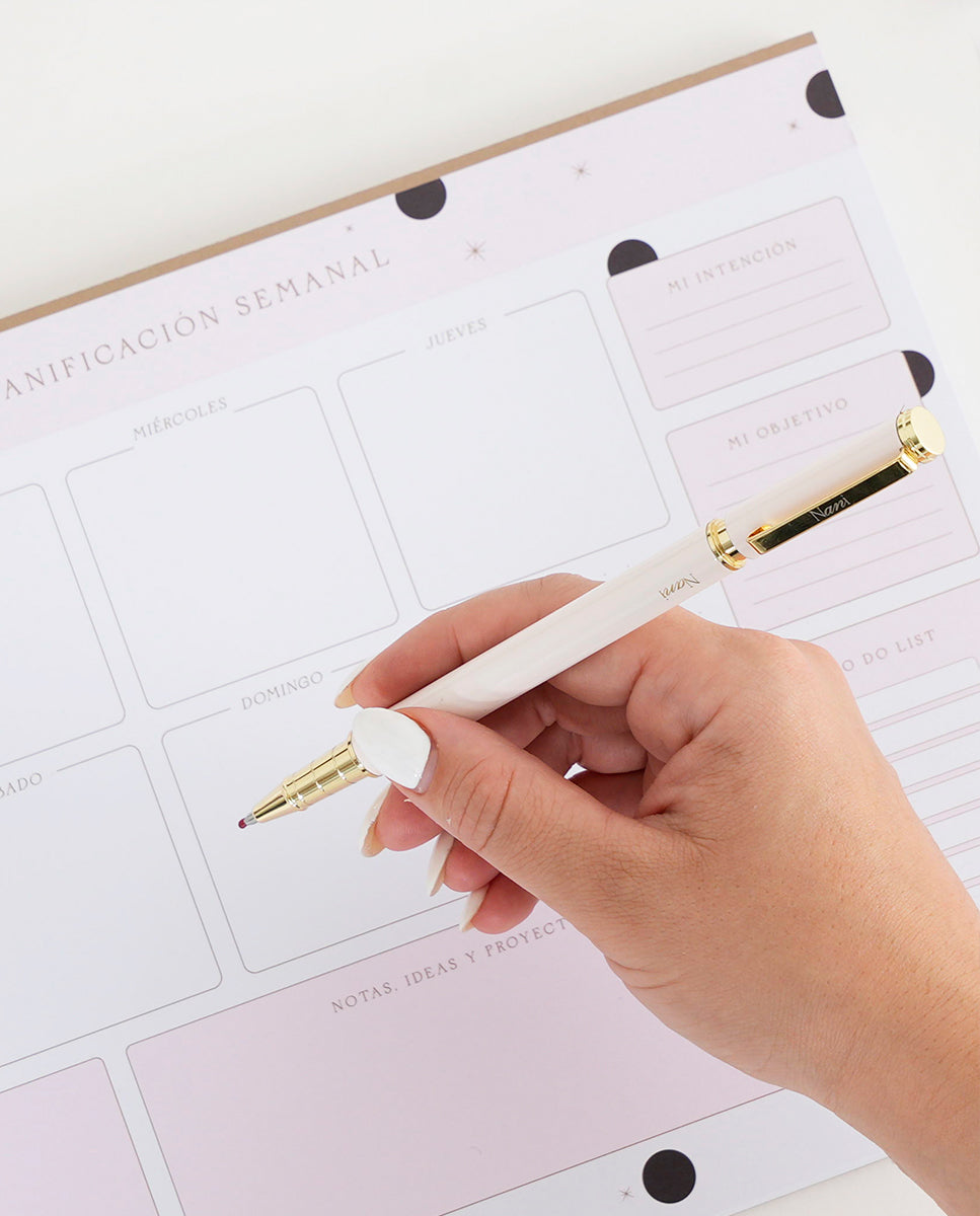 Planner semanal cuadros